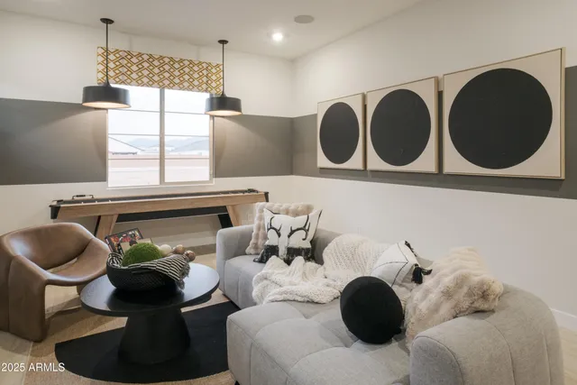 a view of a lake with a mountain