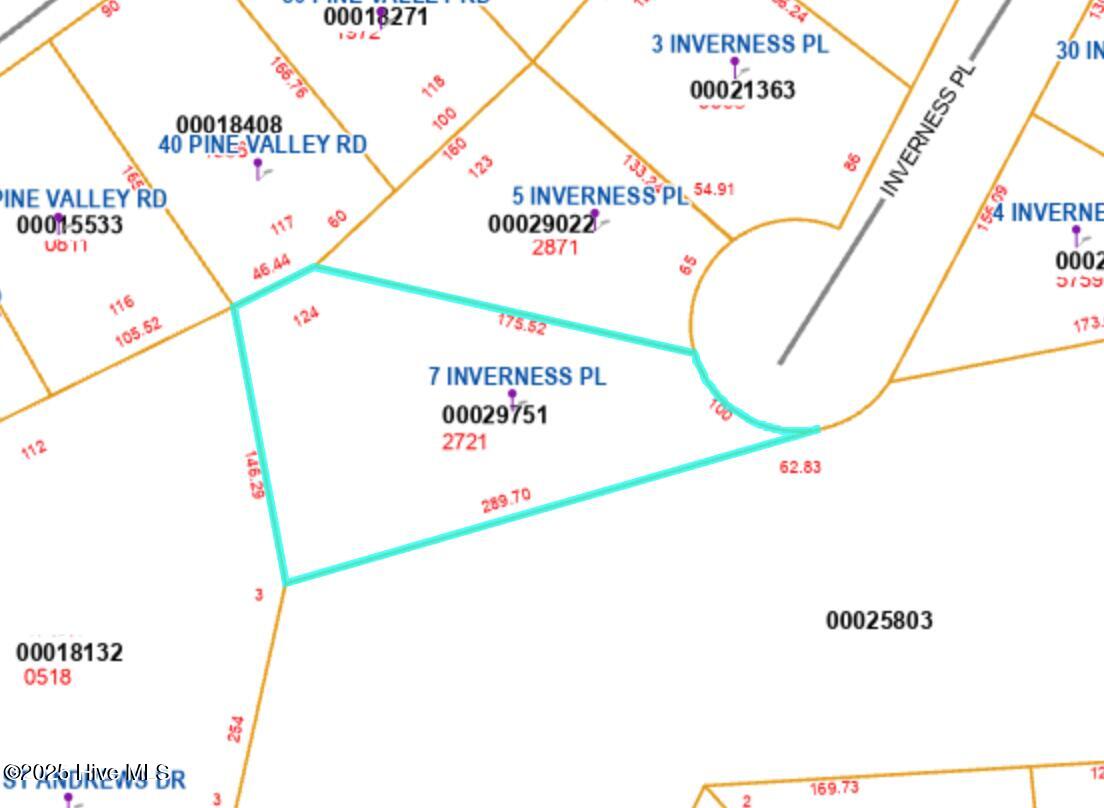 7 Inverness Place Pinehurst, NC 28374 - Photo 119 of 126 Plat Map 1