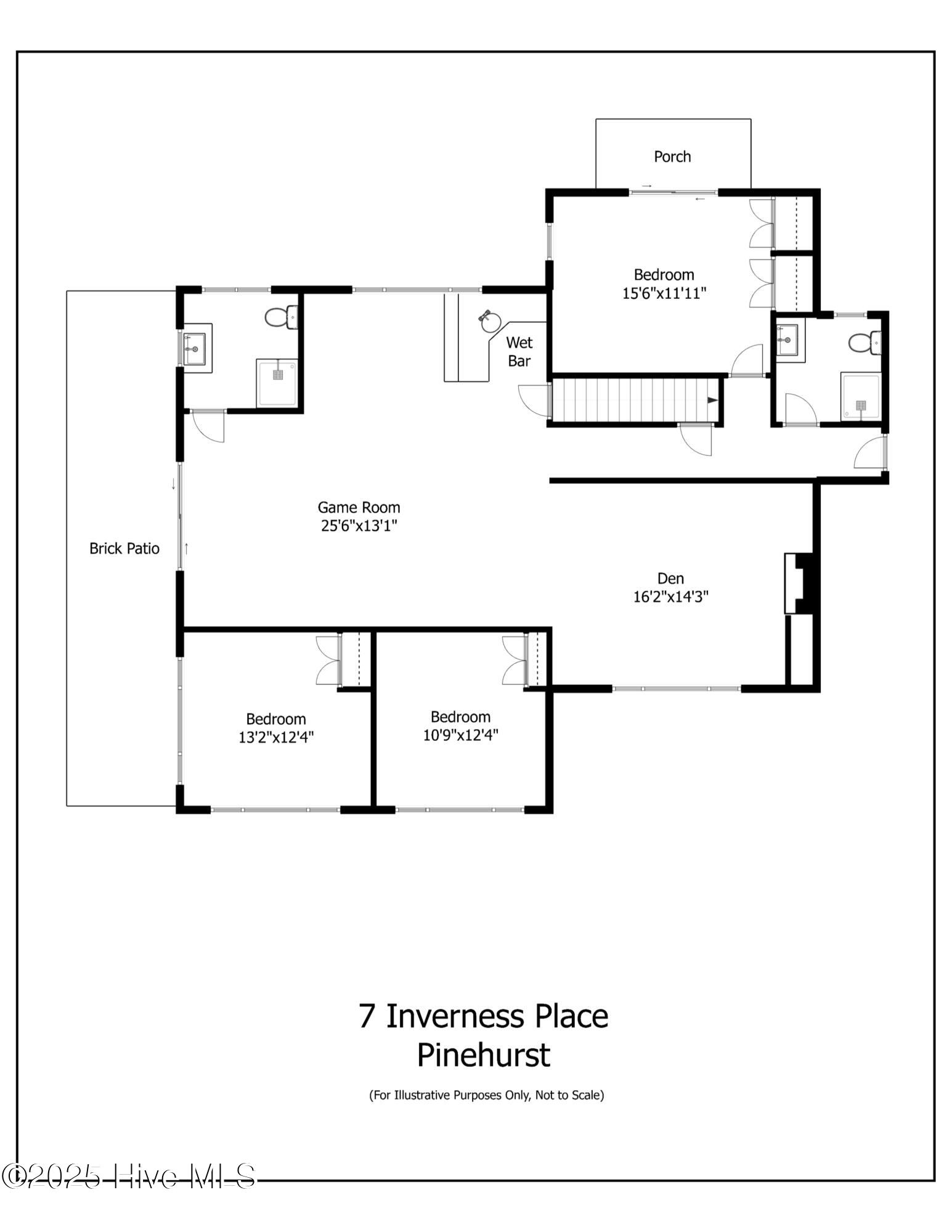7 Inverness Place Pinehurst, NC 28374 - Photo 126 of 126 Floor Plan Lower Level