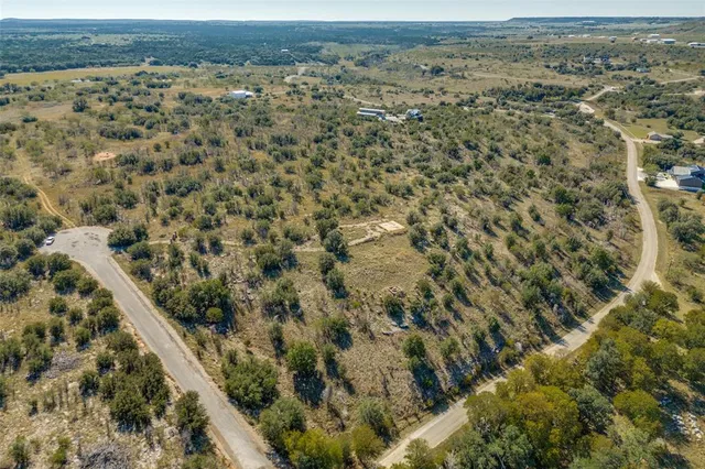 an aerial view of forest