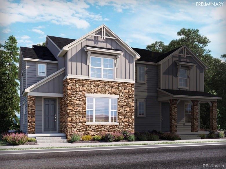 front view of a house with a door