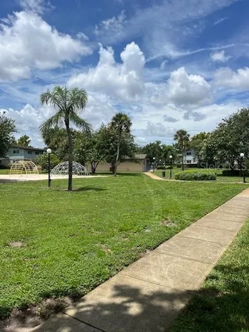 a view of a golf course