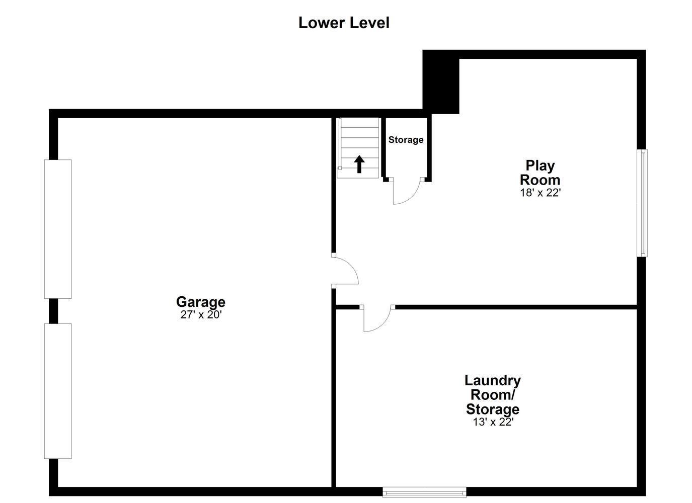 23 Rae Lane Norwalk, CT 06850 - Photo 24 of 24 Lower Level - Floor Plan