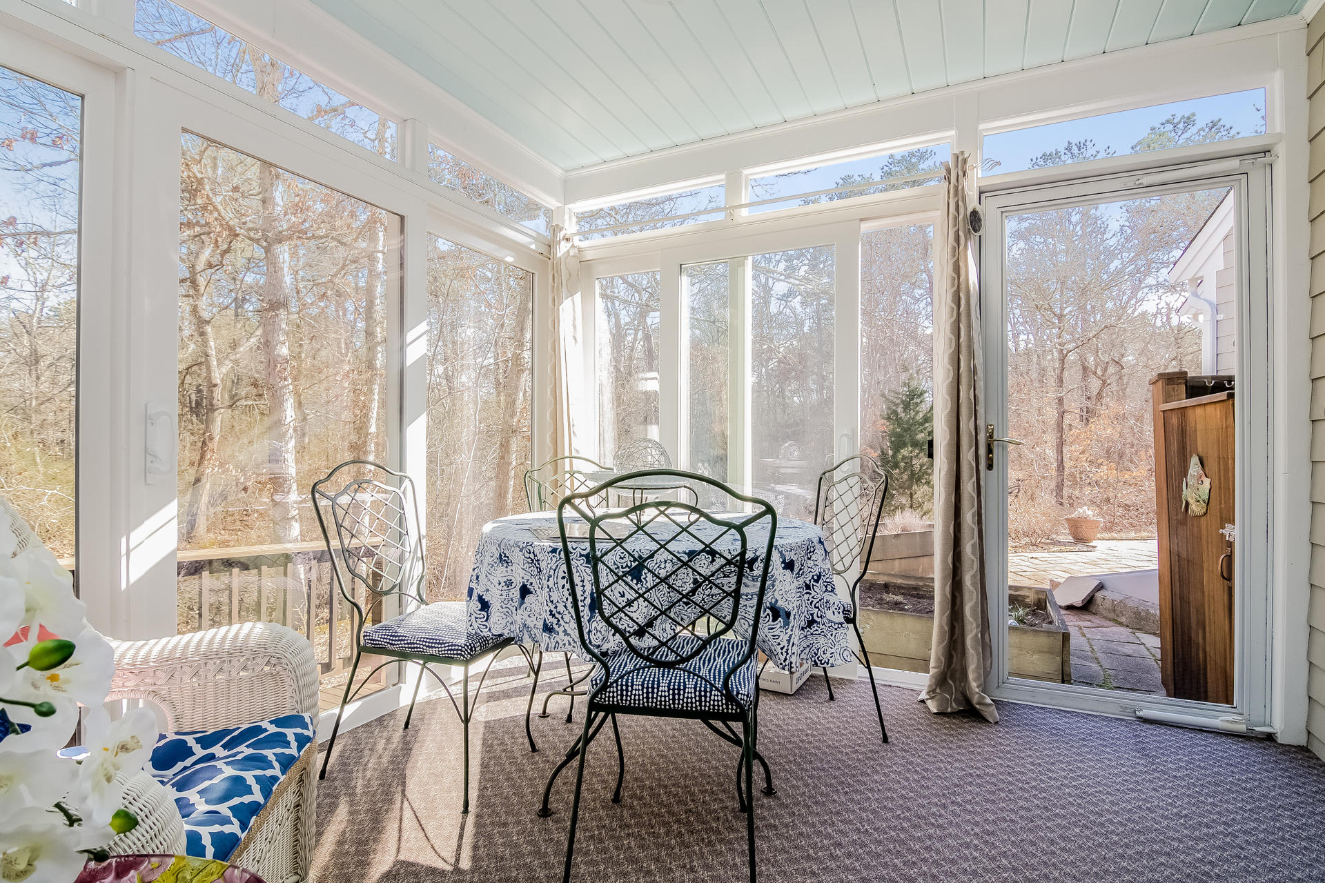 21 Marshview Lane Brewster, MA 02631 - Photo 8 of 37 a living room with furniture and a large window