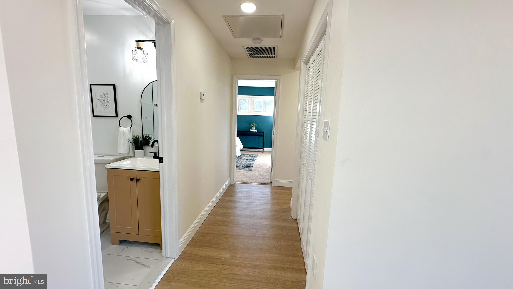 5627 McClean Boulevard Baltimore, MD 21214 - Photo 12 of 38 Hallway to Bath & Laundry