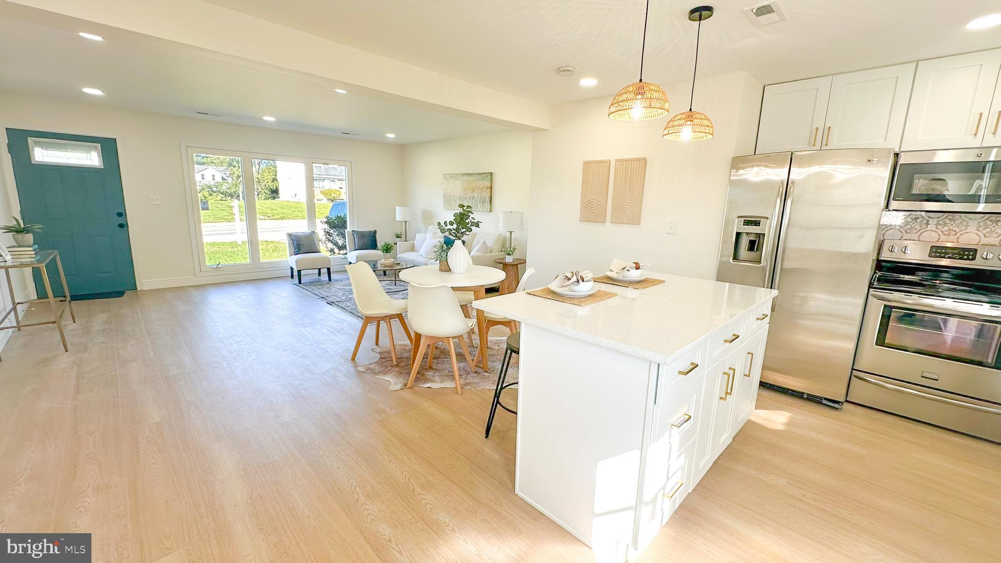 5627 McClean Boulevard Baltimore, MD 21214 - Photo 10 of 38 Kitchen to Living