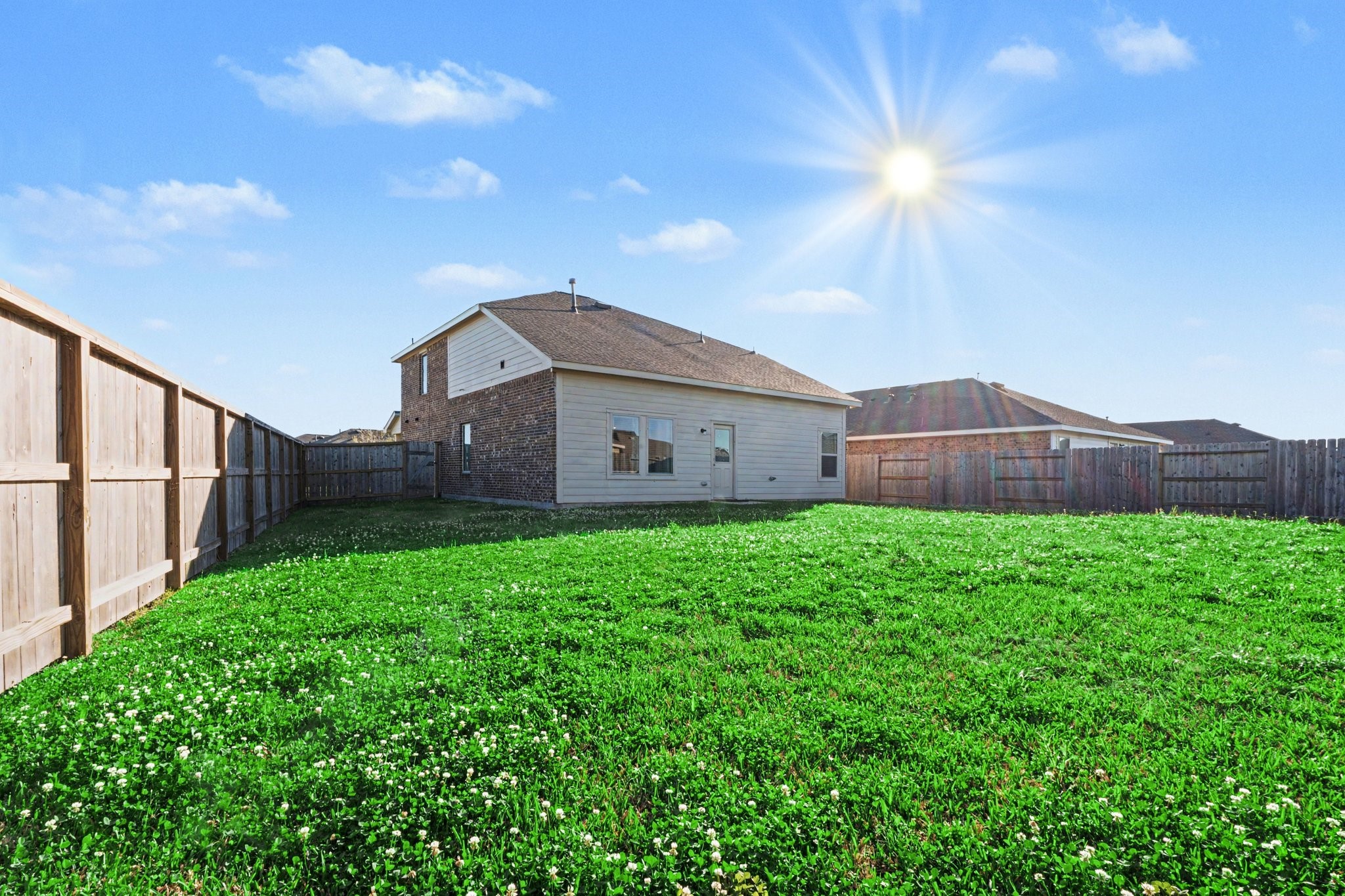 9502 Brookside Point Drive Baytown, TX 77521 - Photo 23 of 29 Spacious Backyard