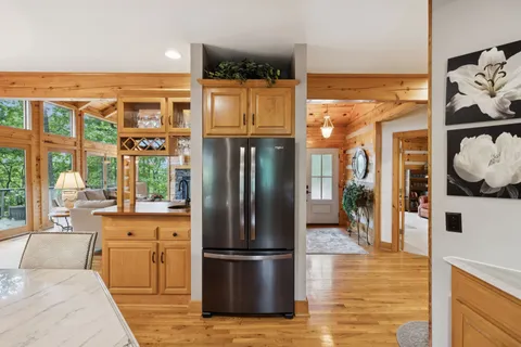 a bed room with a bed and a window