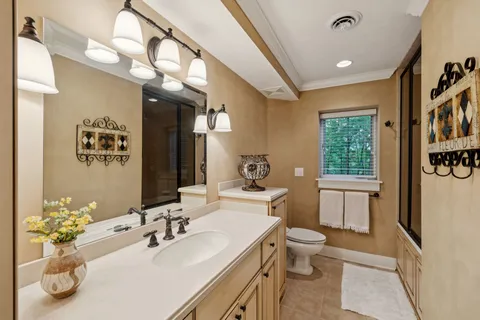 a view of a green yard