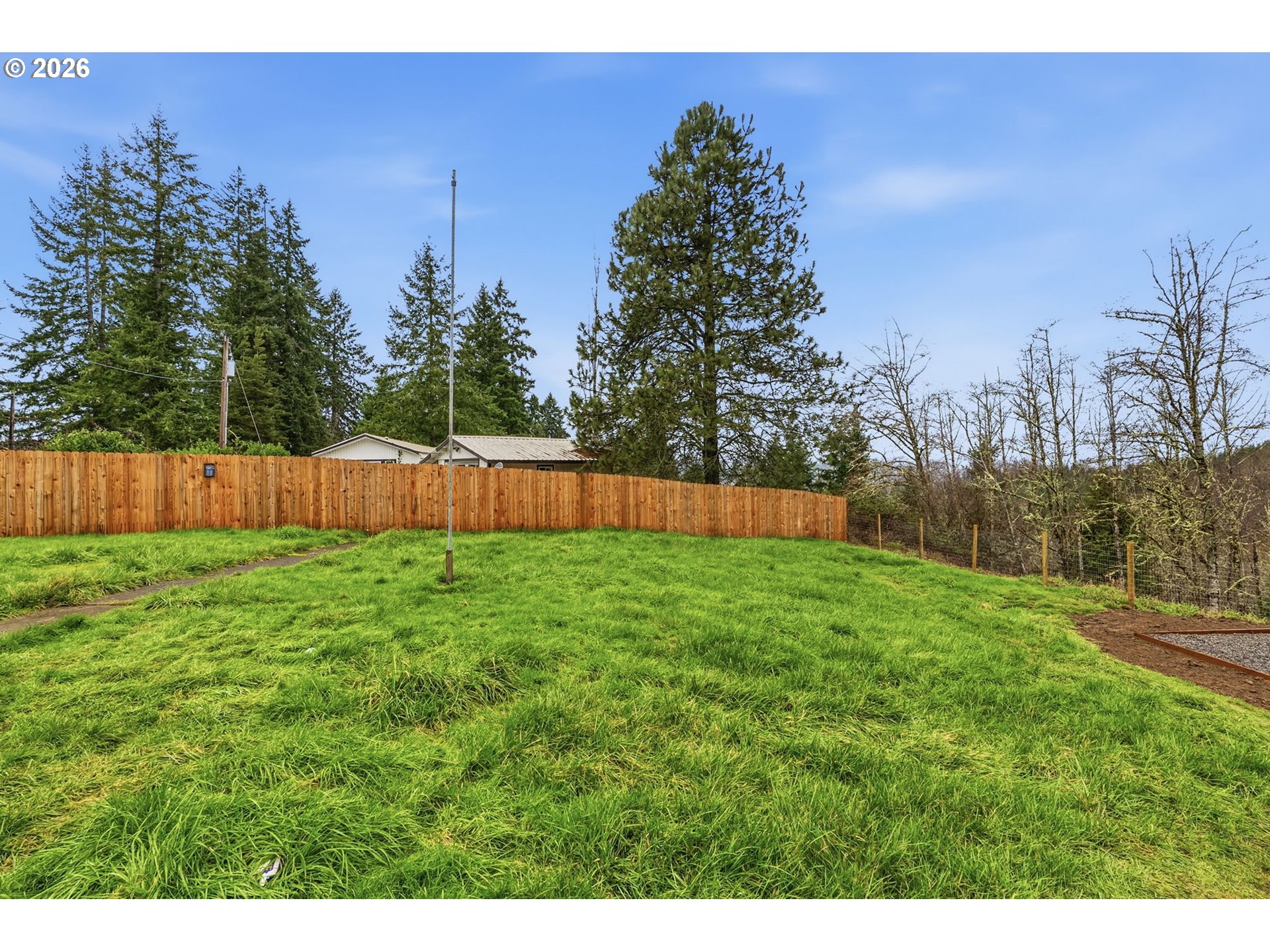 228 Holcomb Spur Road Kelso, WA 98626 - Photo 20 of 23 a view of yard with trees in the background