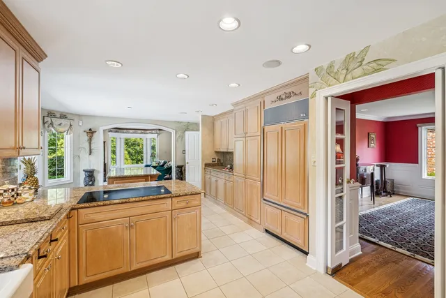 a very nice looking room with a large window