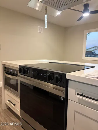 a close view of stove top oven