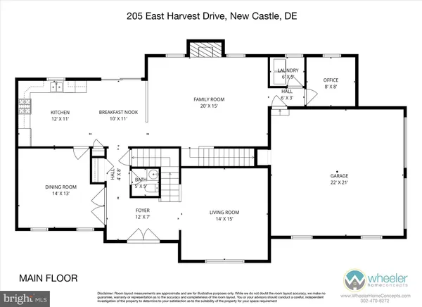 a picture of a floor plan