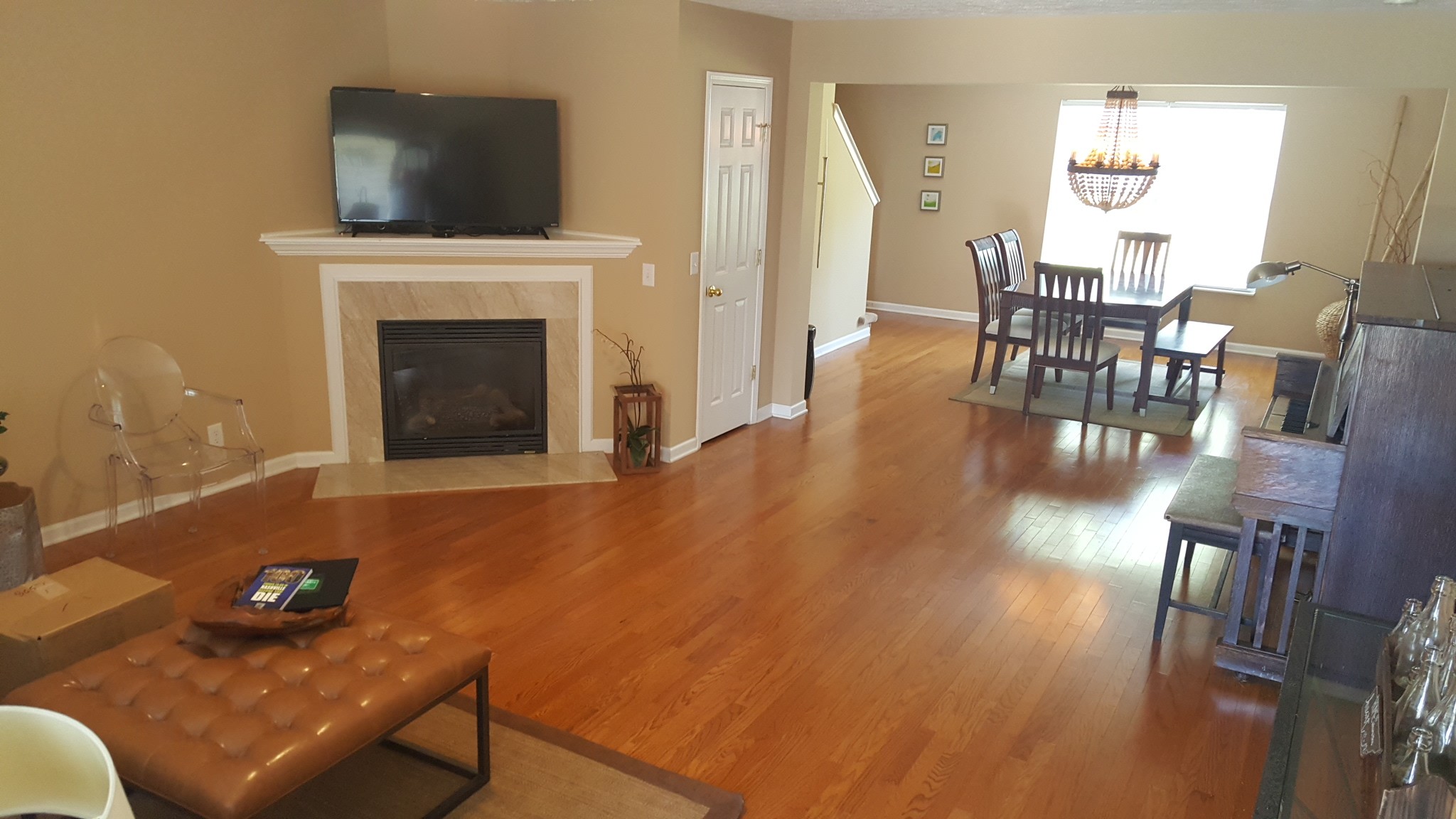 3953 Stephens Ridge Way Antioch, TN 37013 - Photo 5 of 13 a living room with furniture and a fireplace