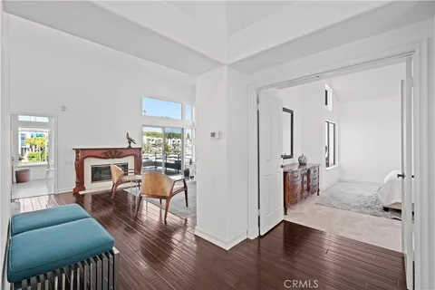 a kitchen with cabinets and window