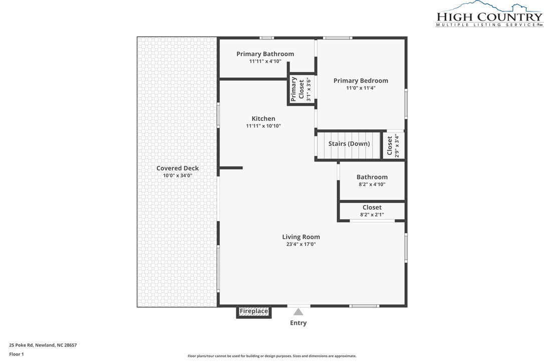 25 Poke Road Newland, NC 28657 - Photo 31 of 33 a picture of a floor plan