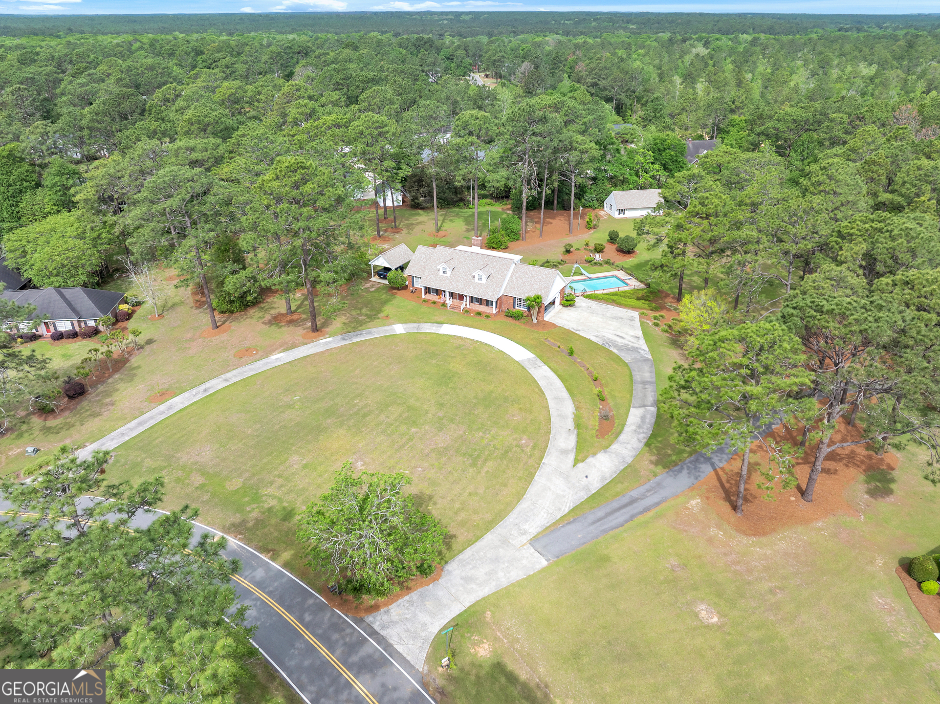 306 Holly Trail Moultrie, GA 31768 - Photo 37 of 40 a view of a swimming pool from a balcony