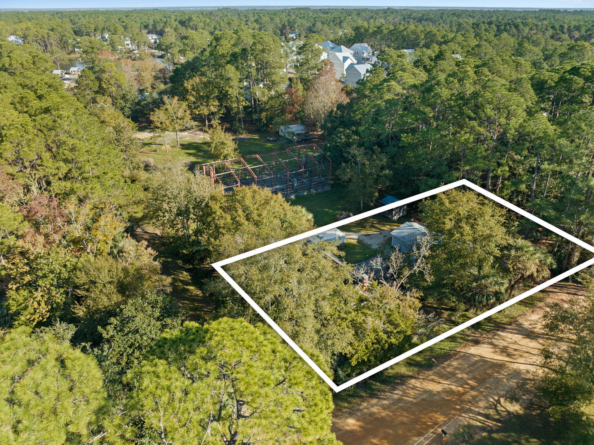 52 West Wilson Street Santa Rosa Beach, FL 32459 - Photo 6 of 29 a view of a small yard