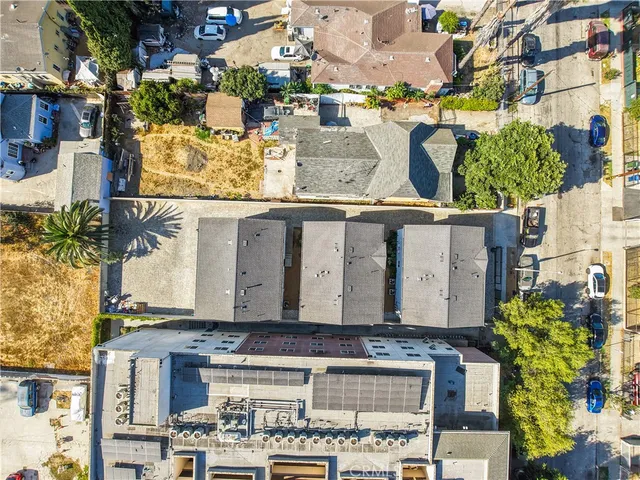 a view of building with an outdoor space