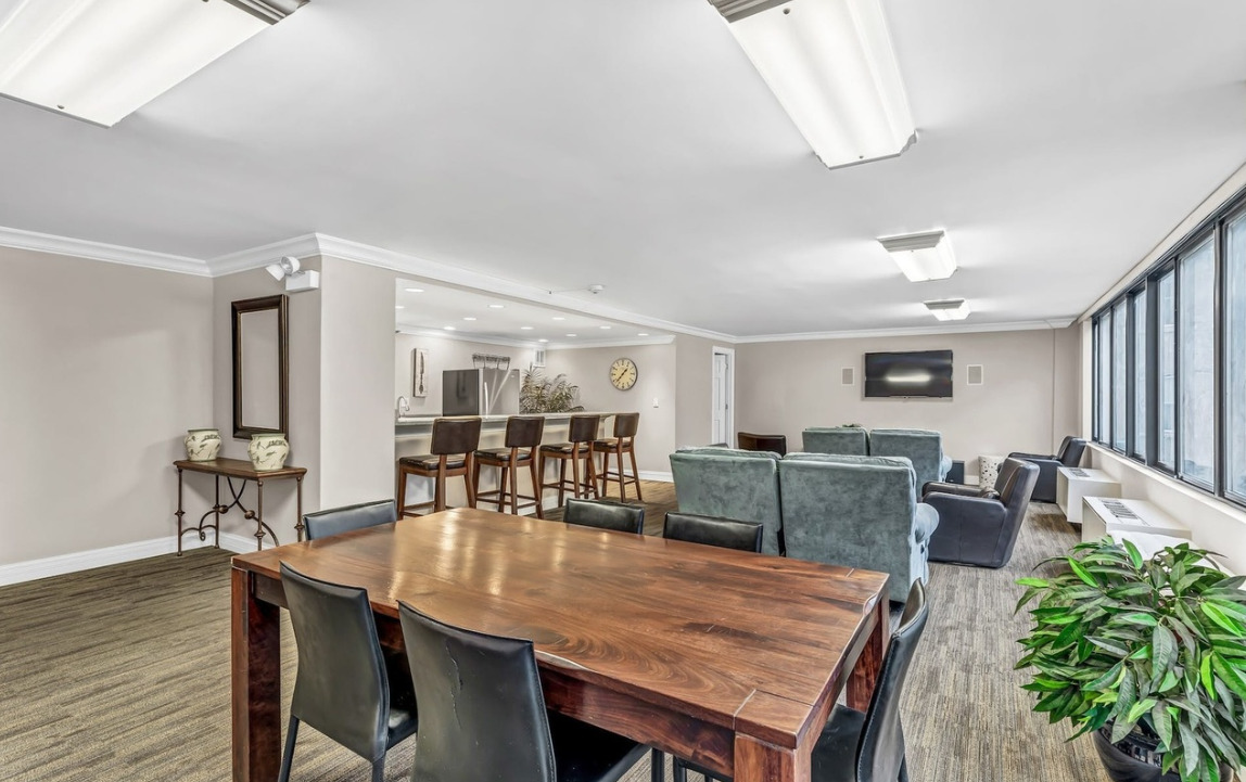 2754 North Hampden Court, Unit 1407 Chicago, IL 60614 - Photo 21 of 23 a dining room with furniture and wooden floor