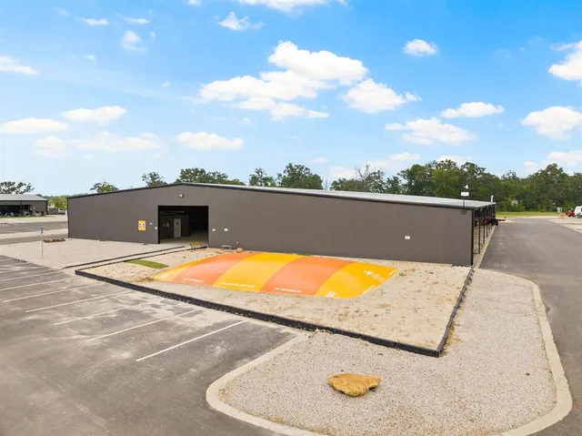 a view of a indoor basketball court