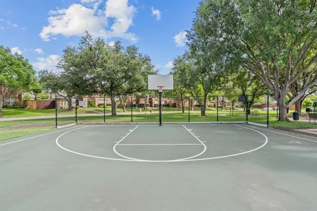 a view of a basketball court