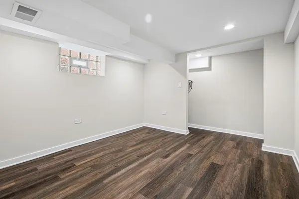wooden floor in an empty room