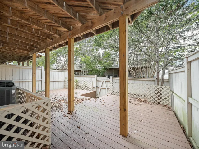 a outdoor view of a house with wooden floor