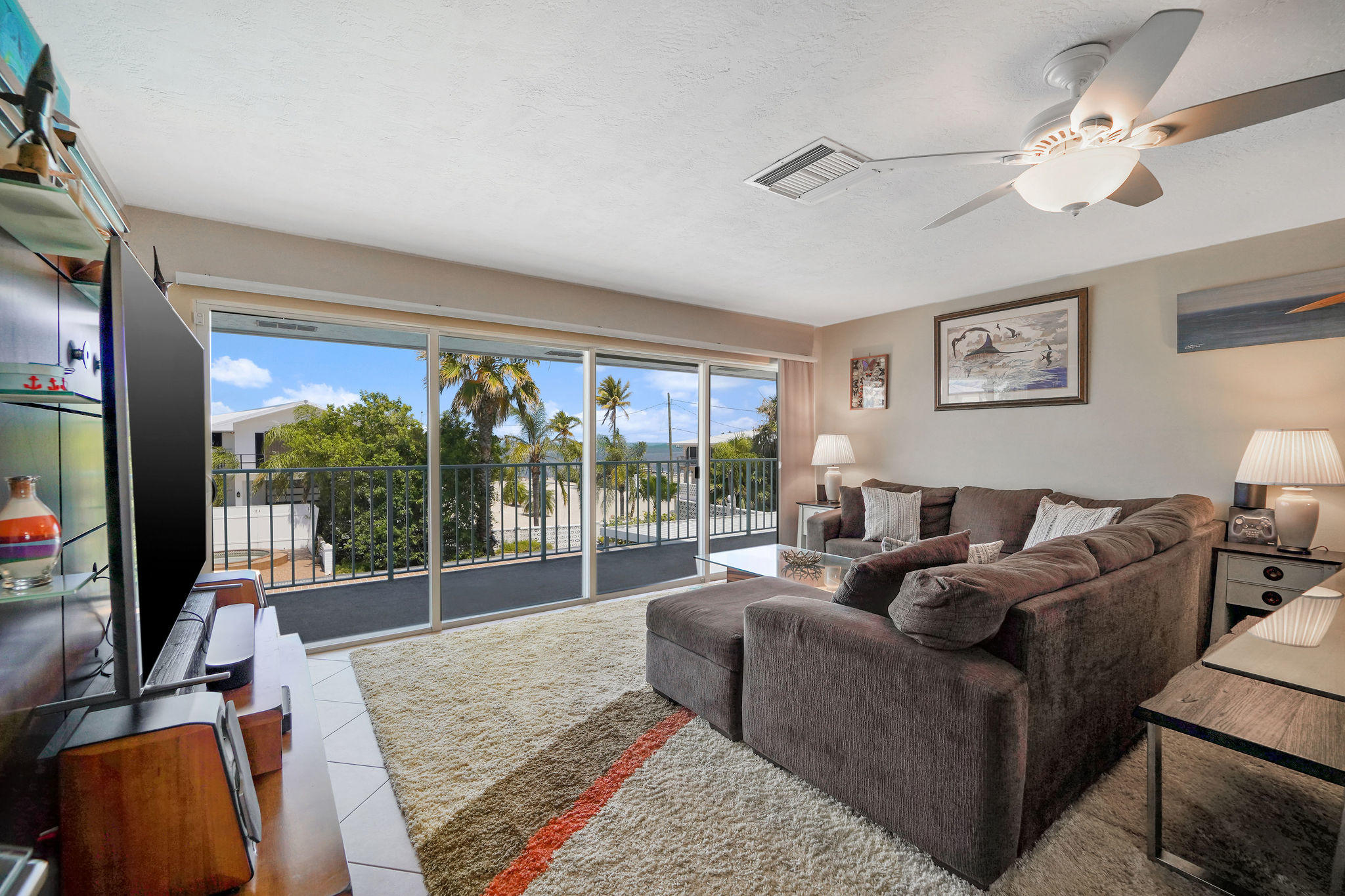 576 Sombrero Beach Road Marathon, FL 33050 - Photo 17 of 69 Living room with ocean views