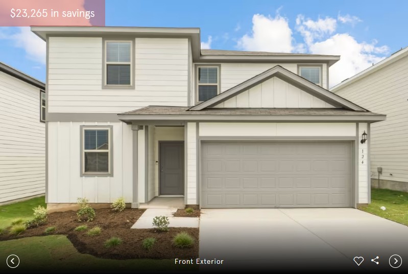 124 Hatari Trail Jarrell, TX 76537 - Photo 1 of 13 Centex Homes, Sandalwood Rendering