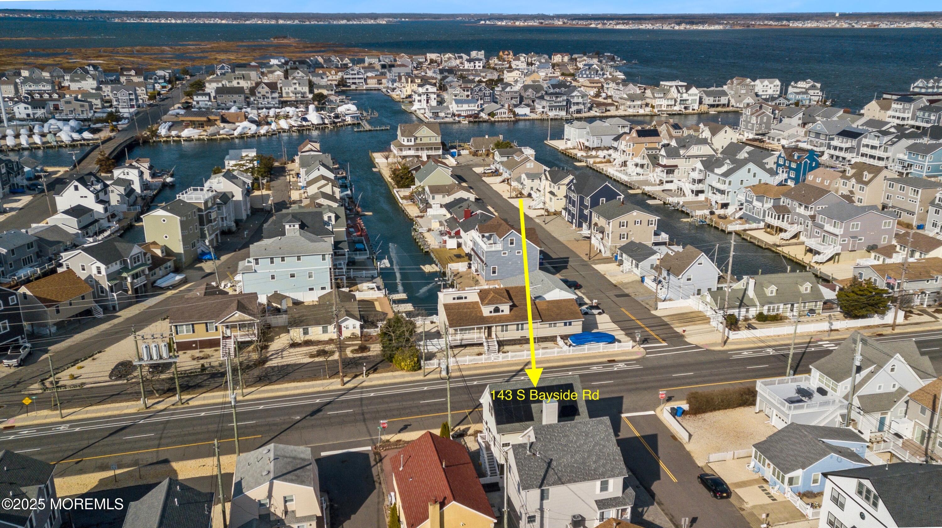 143 North Bayside Road Lavallette, NJ 08735 - Photo 21 of 23 an aerial view of a building with outdoor space