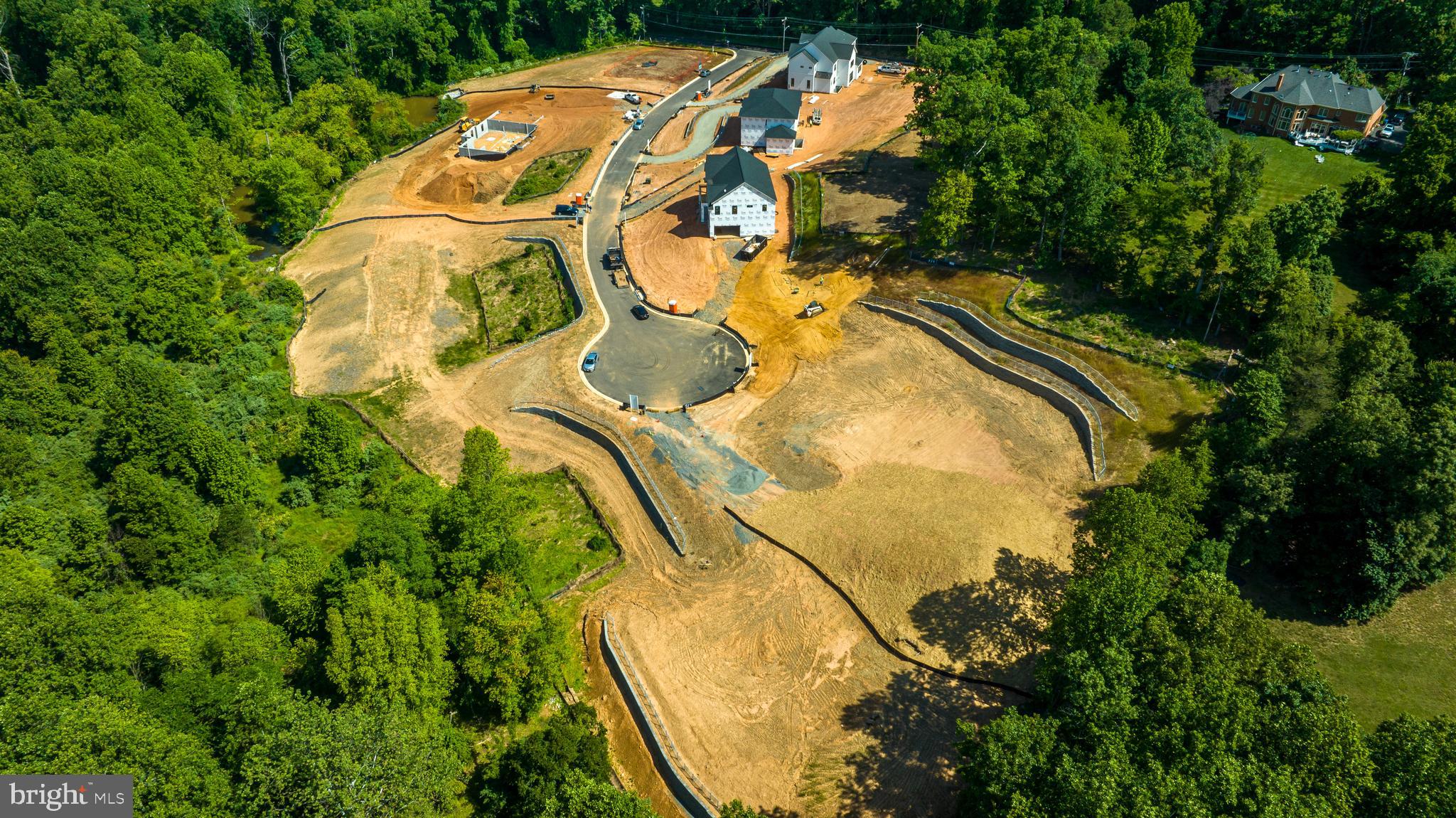 3557 Orchid Pond Way Oakton, VA 22124 - Photo 36 of 38 an aerial view of a swimming pool