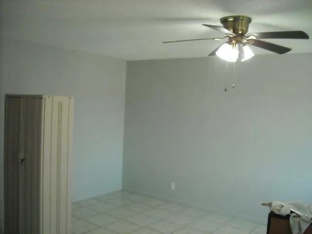 a window in an empty room