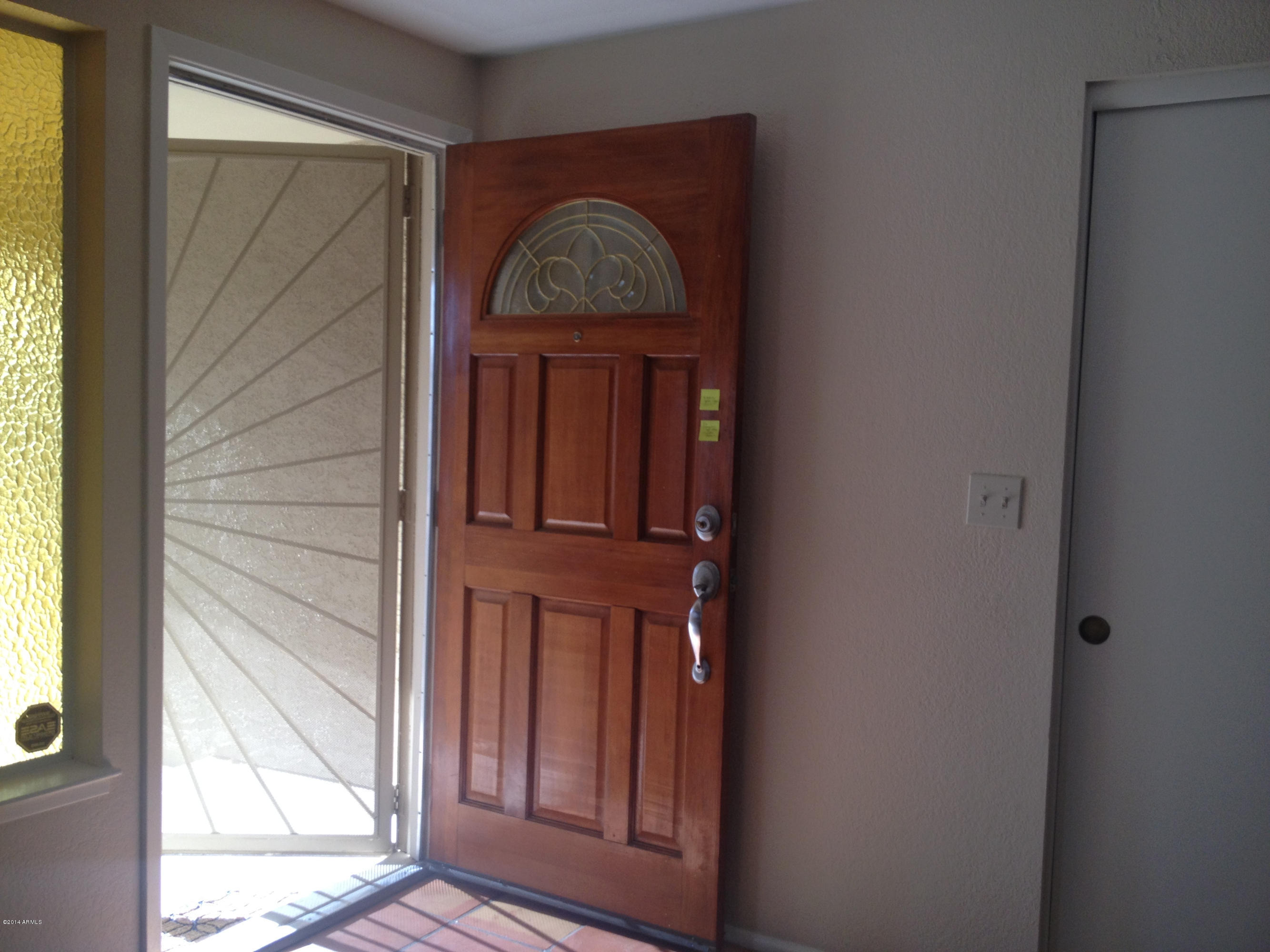 2106 East Redfield Road Phoenix, AZ 85022 - Photo 22 of 34 LEAD GLASS IN ENTRY DOOR