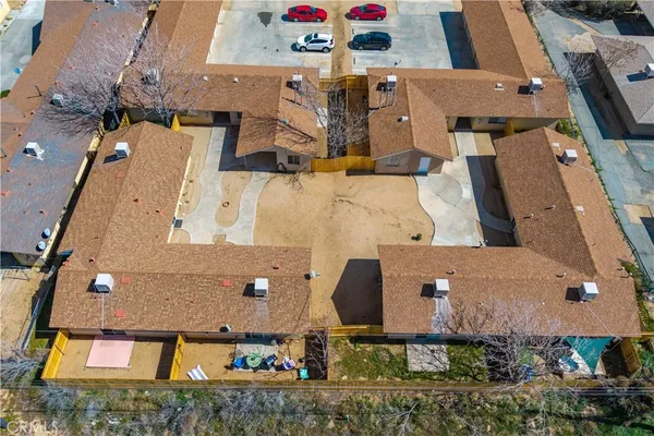 a view of a house with a patio