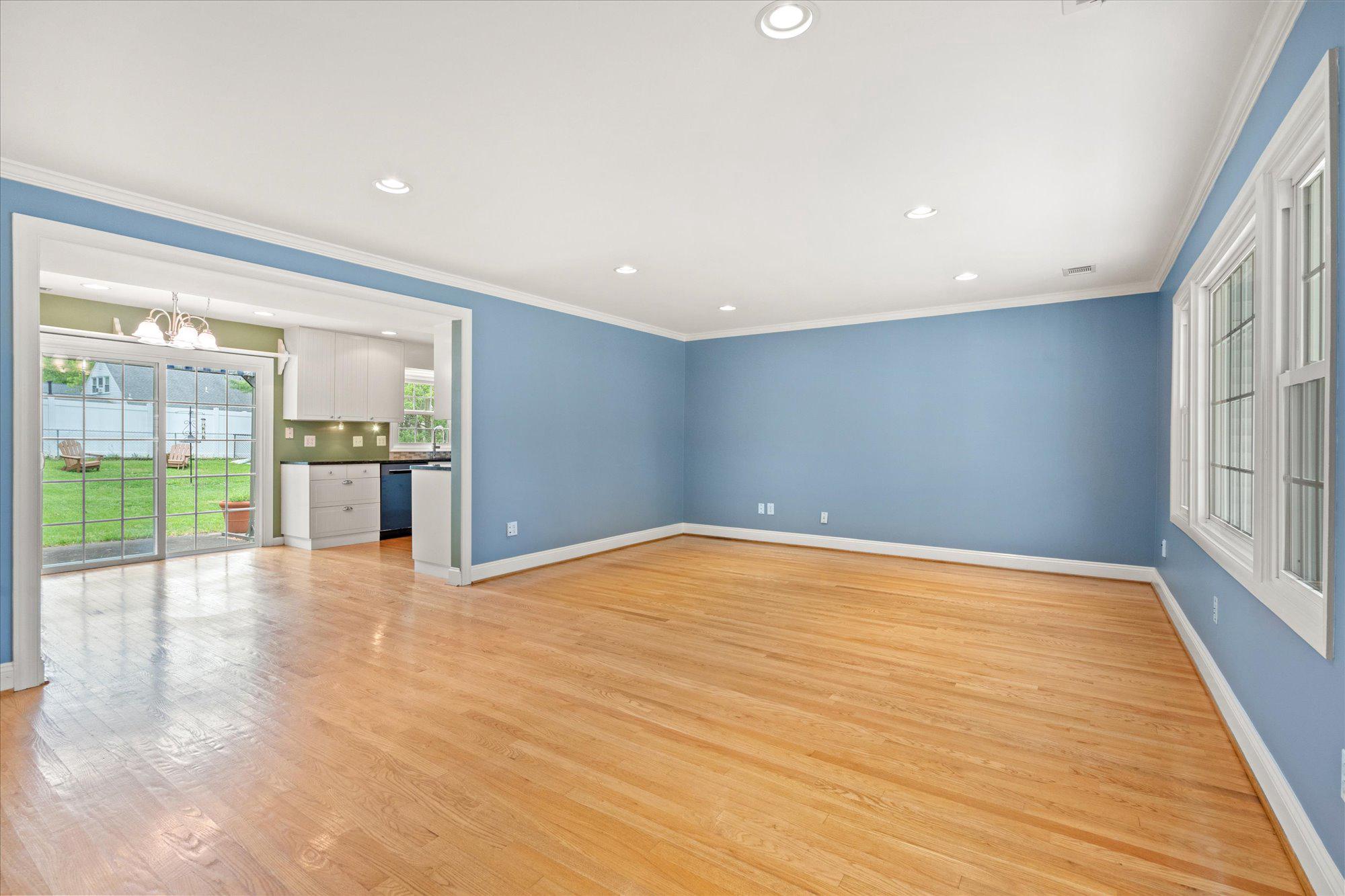 5406 Dunsmore Road Alexandria, VA 22315 - Photo 31 of 31 Open floor plan connects kitchen & living room.