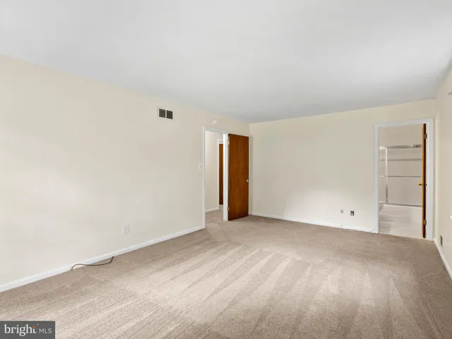 a view of an empty room