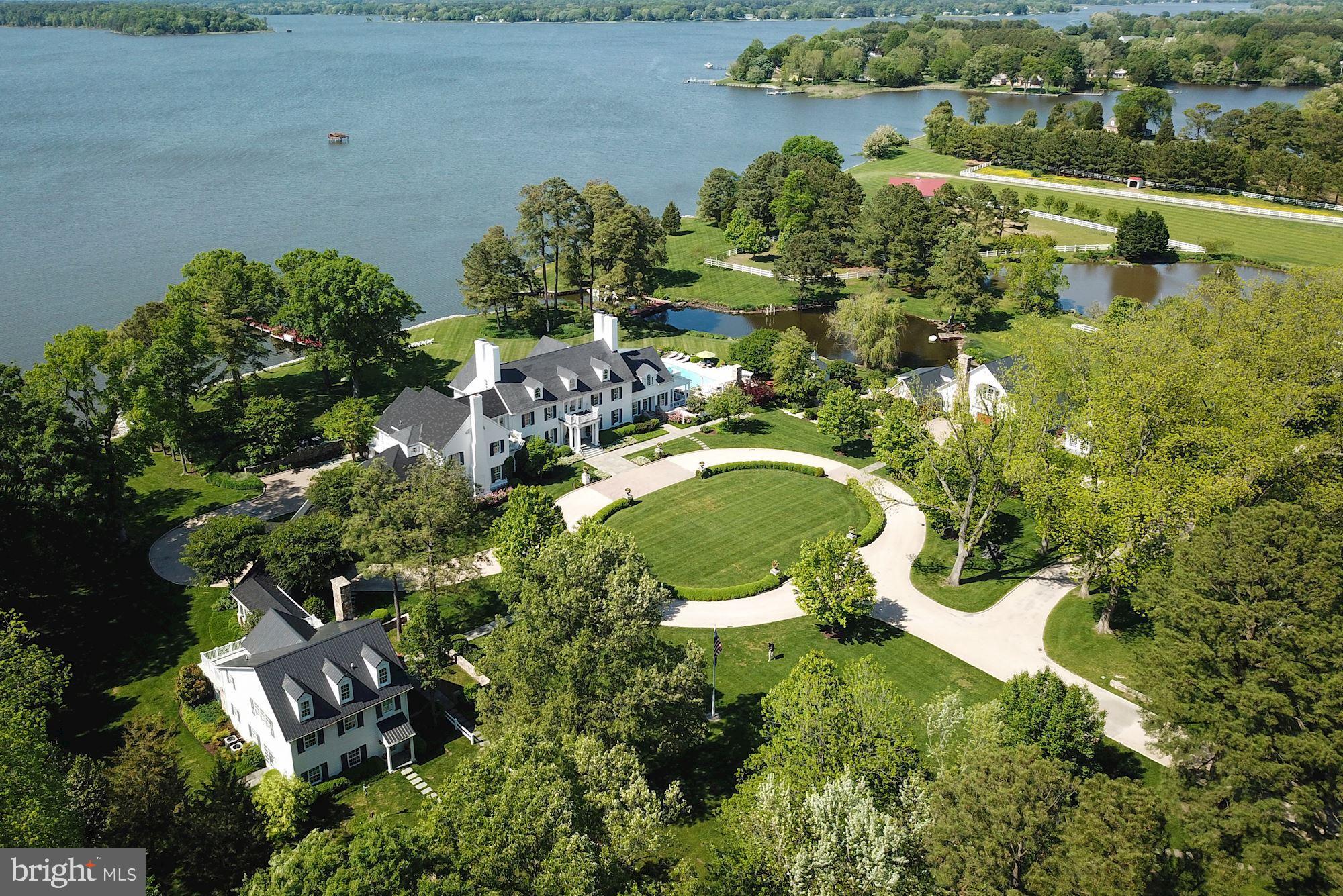 26310 St Michaels Road Easton, MD 21601 - Photo 1 of 122 Arial Shot Of The 36 Acre Estate