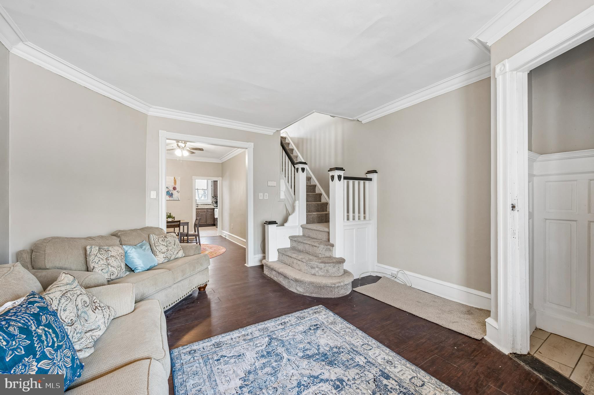 5428 Whitby Avenue Philadelphia, PA 19143 - Photo 3 of 15 a living room with furniture and wooden floor