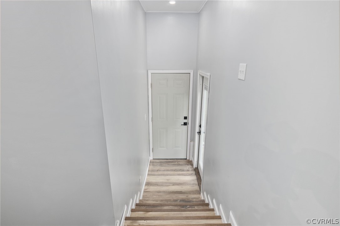 10511 Lunswood Road Chester, VA 23831 - Photo 13 of 27 Stairway featuring a towering ceiling and light ha