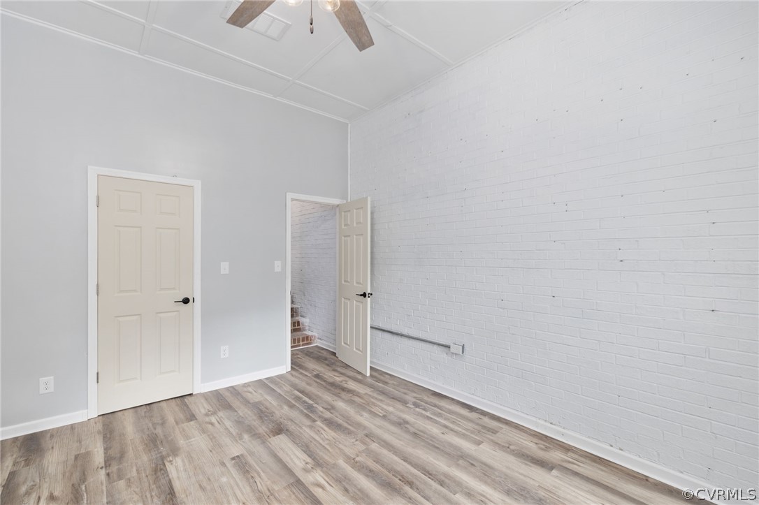 10511 Lunswood Road Chester, VA 23831 - Photo 16 of 27 3rd bedroom featuring ceiling fan and light hardwo