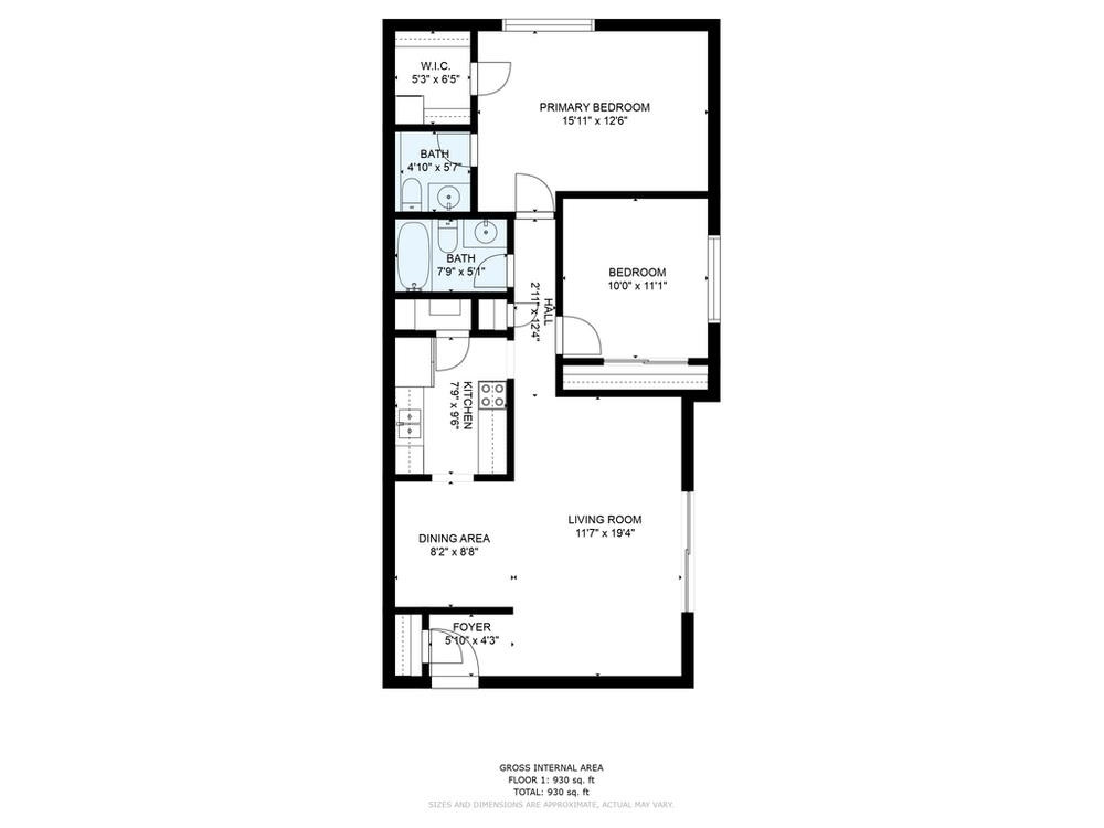 1004 Sandlin Place, Unit E Raleigh, NC 27606 - Photo 26 of 26 Main Floor Plan of the home