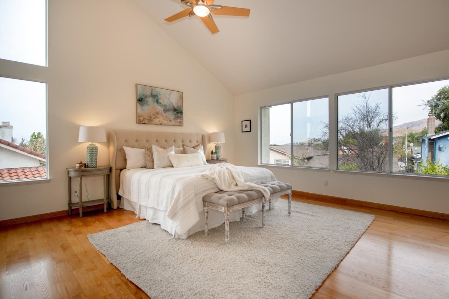 2353 Glenview Drive Milpitas, CA 95035 - Photo 11 of 20 a bed sitting in a spacious bedroom next to a window