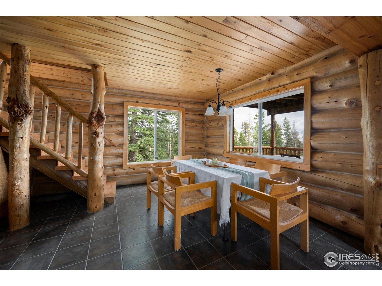 122 Elk Way Drake, CO 80515 - Photo 13 of 43 a dining room with furniture and window