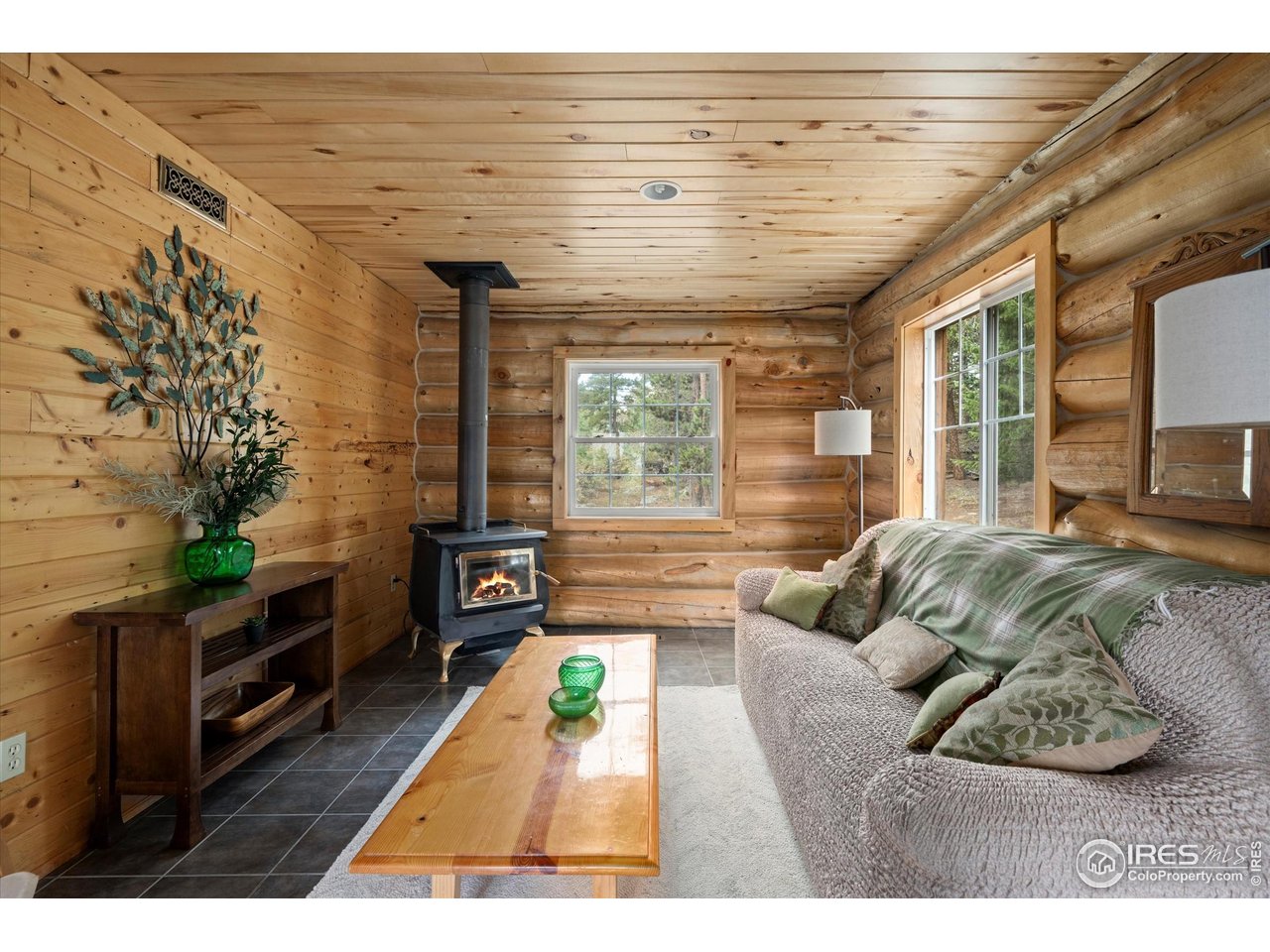 122 Elk Way Drake, CO 80515 - Photo 8 of 43 a living room with furniture and a flat screen tv