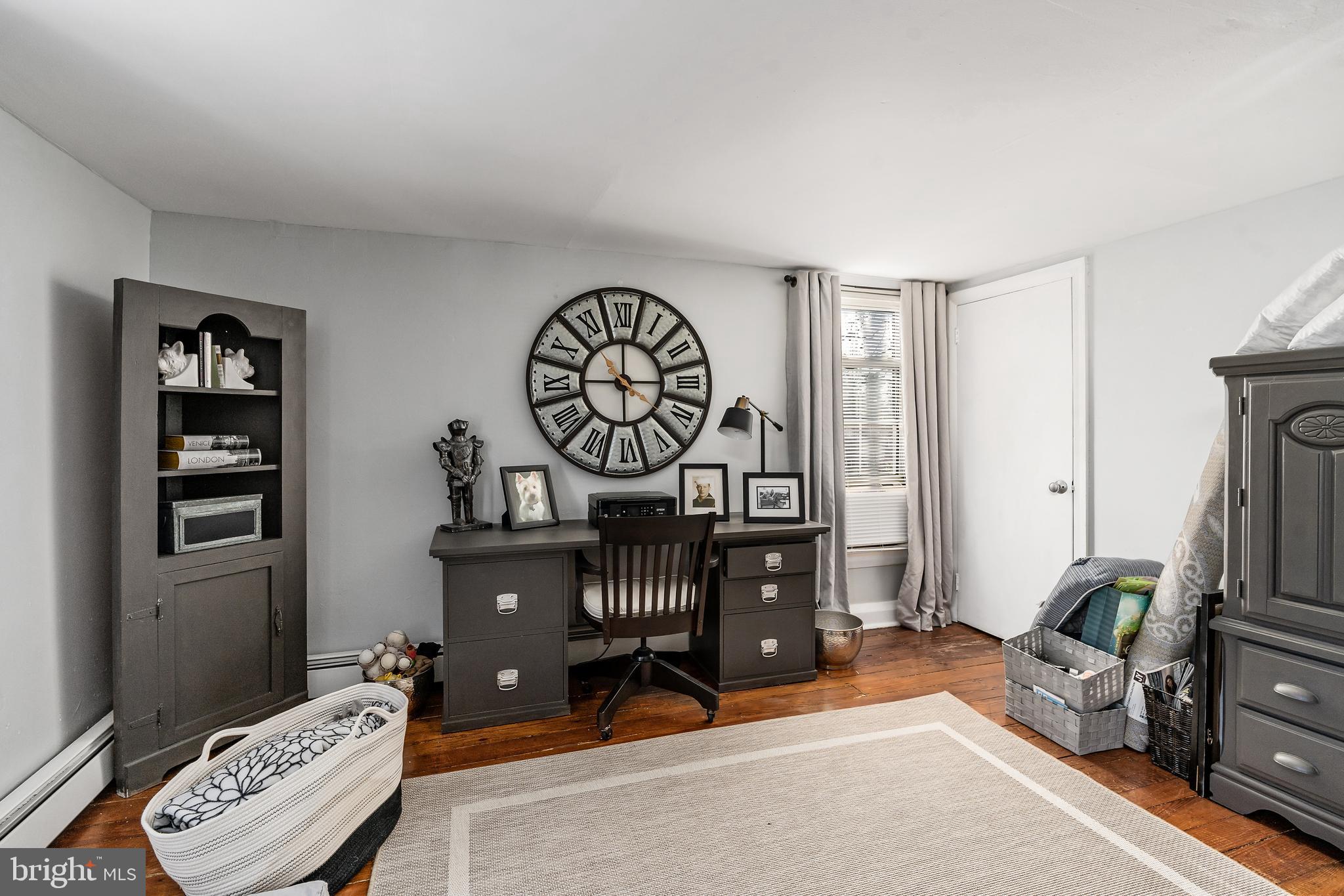 116 Potter Street Haddonfield, NJ 08033 - Photo 13 of 29 a view of workspace with furniture and wooden floor