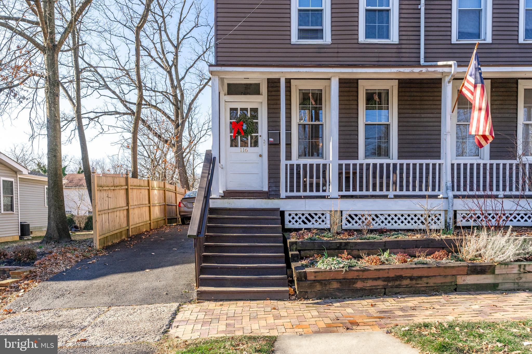 116 Potter Street Haddonfield, NJ 08033 - Photo 3 of 29 a view of a house with a bench