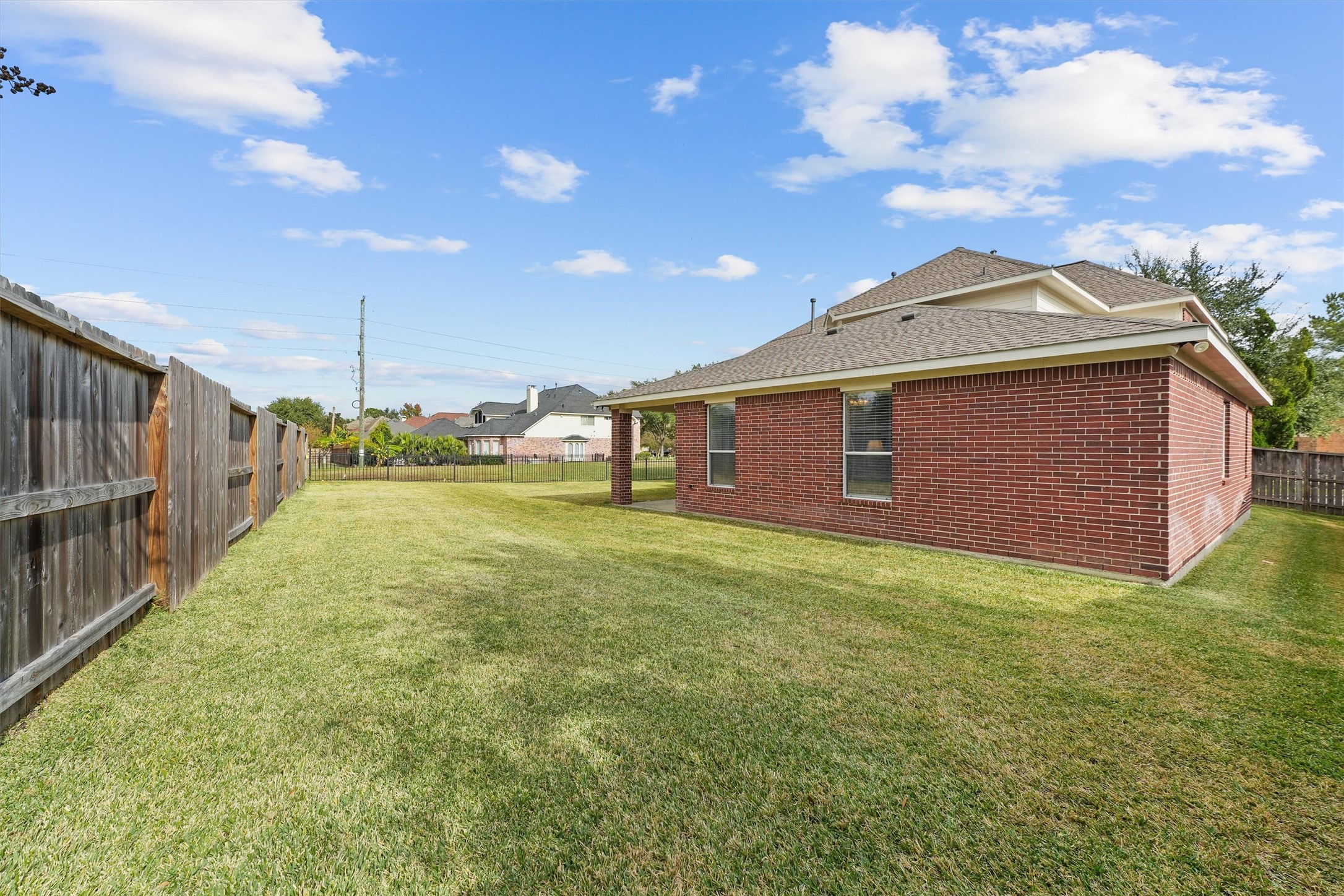 15702 Bellforest Court Houston, TX 77044 - Photo 34 of 38 a view of a backyard