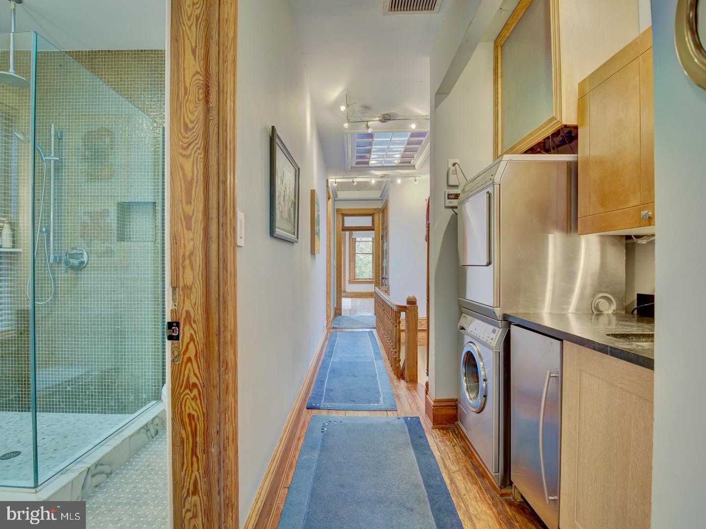 1705 Q Street Northwest Washington, DC 20009 - Photo 58 of 87 a view of a kitchen from the hallway