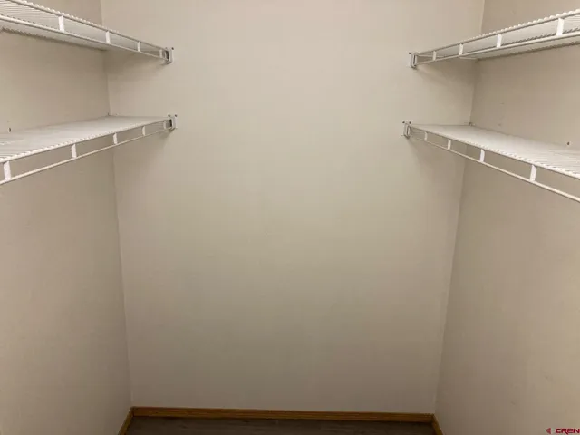 a view of walk in closet